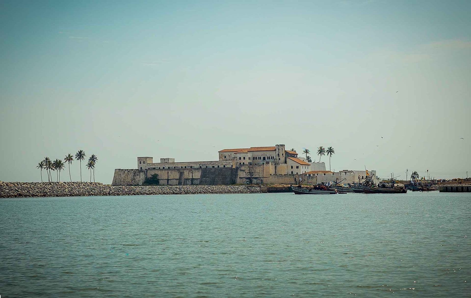 Woman in traditional Ghanaian attire